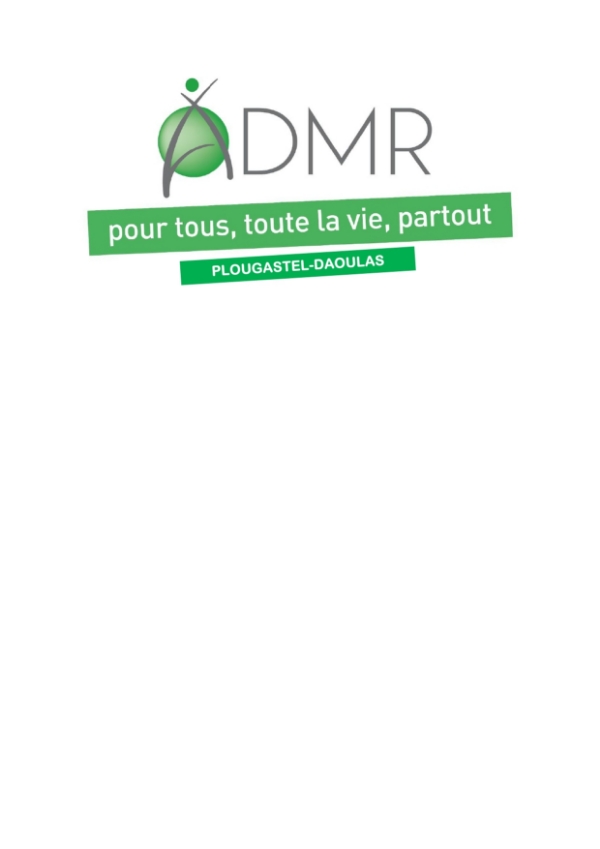 Logo de l'association ADMR DE PLOUGASTEL-DAOULAS